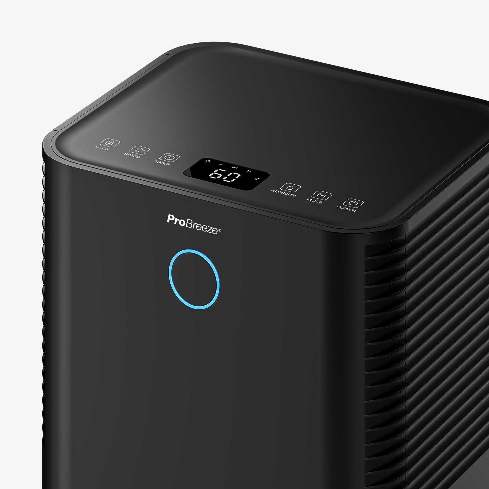 OmniDry 12L Quiet Dehumidifier with Max Extraction - Black