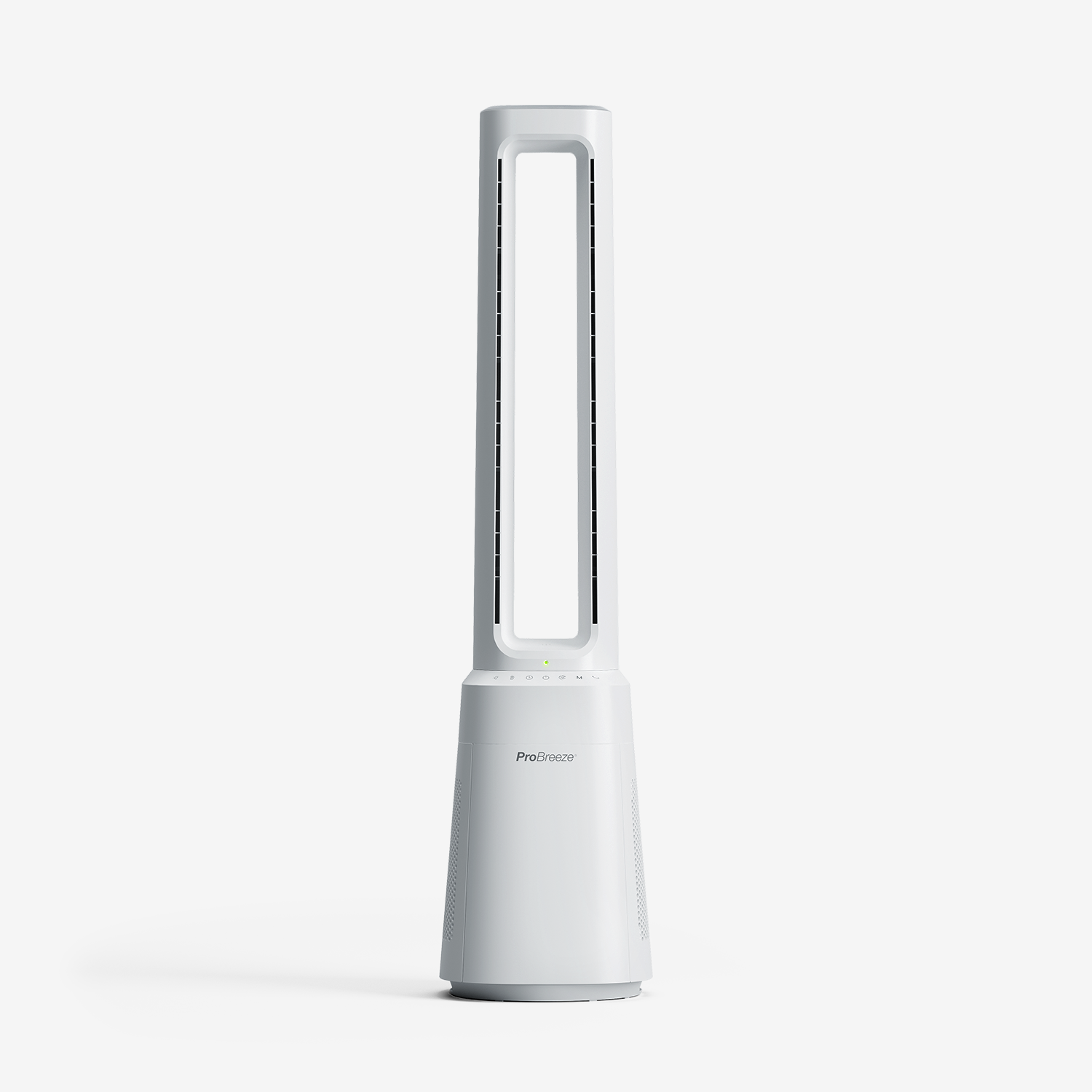 OmniAir 41" Ventilador de torre premium sin aspas y purificador de aire - Blanco
