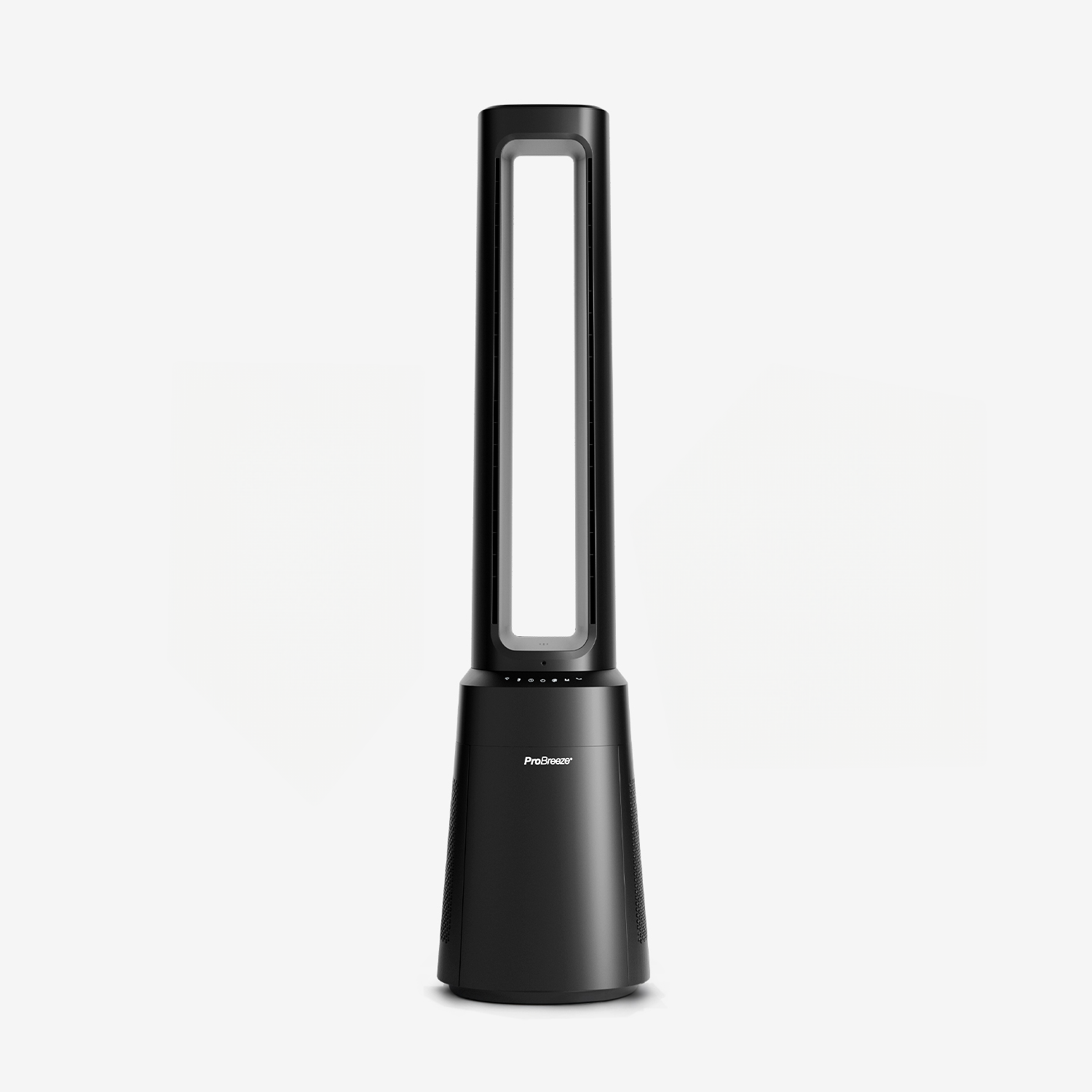 OmniAir 41" Ventilador de torre sem pás premium e purificador de ar - Preto