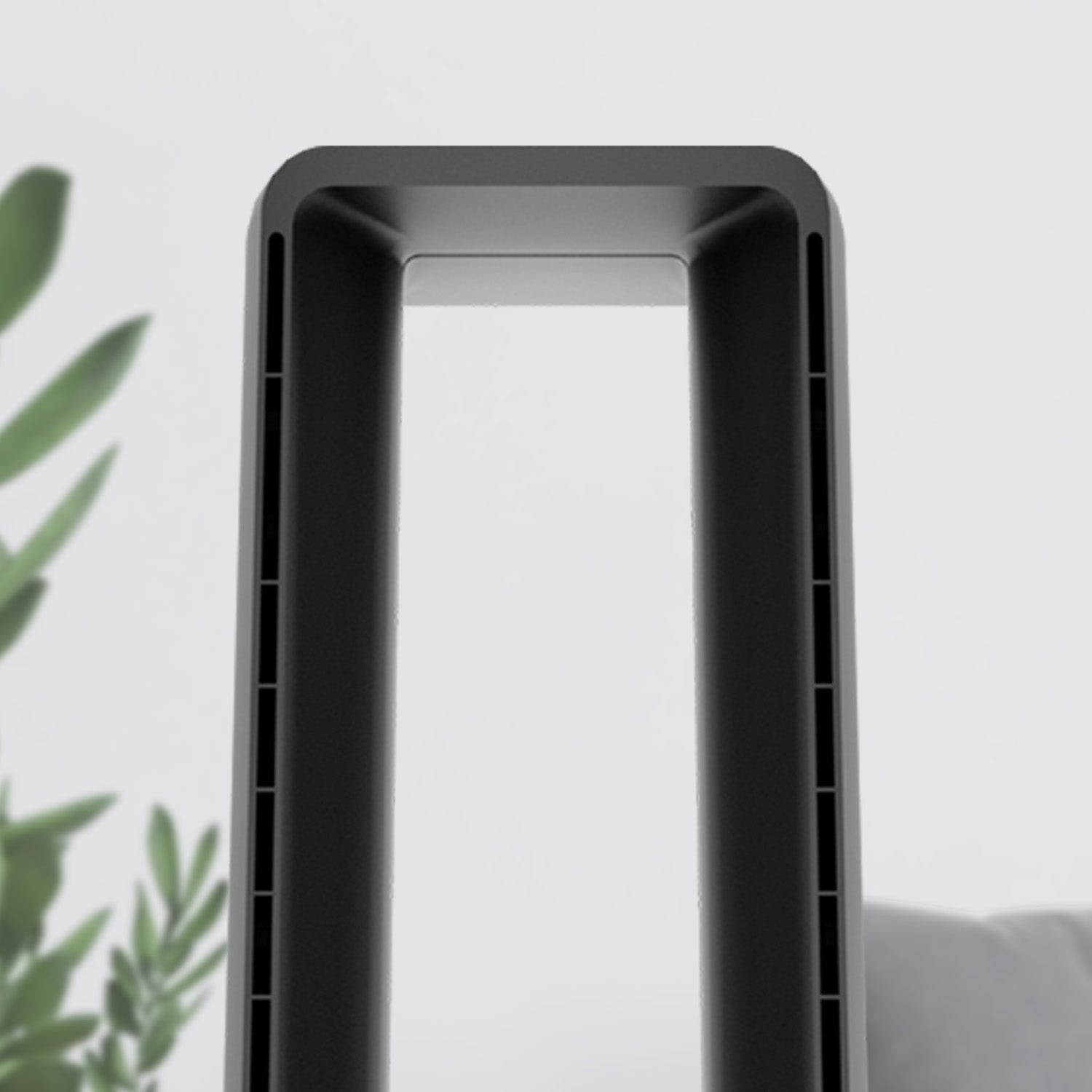 40" Turmventilator ohne Flügel mit intelligenter App-Steuerung – Schwarz