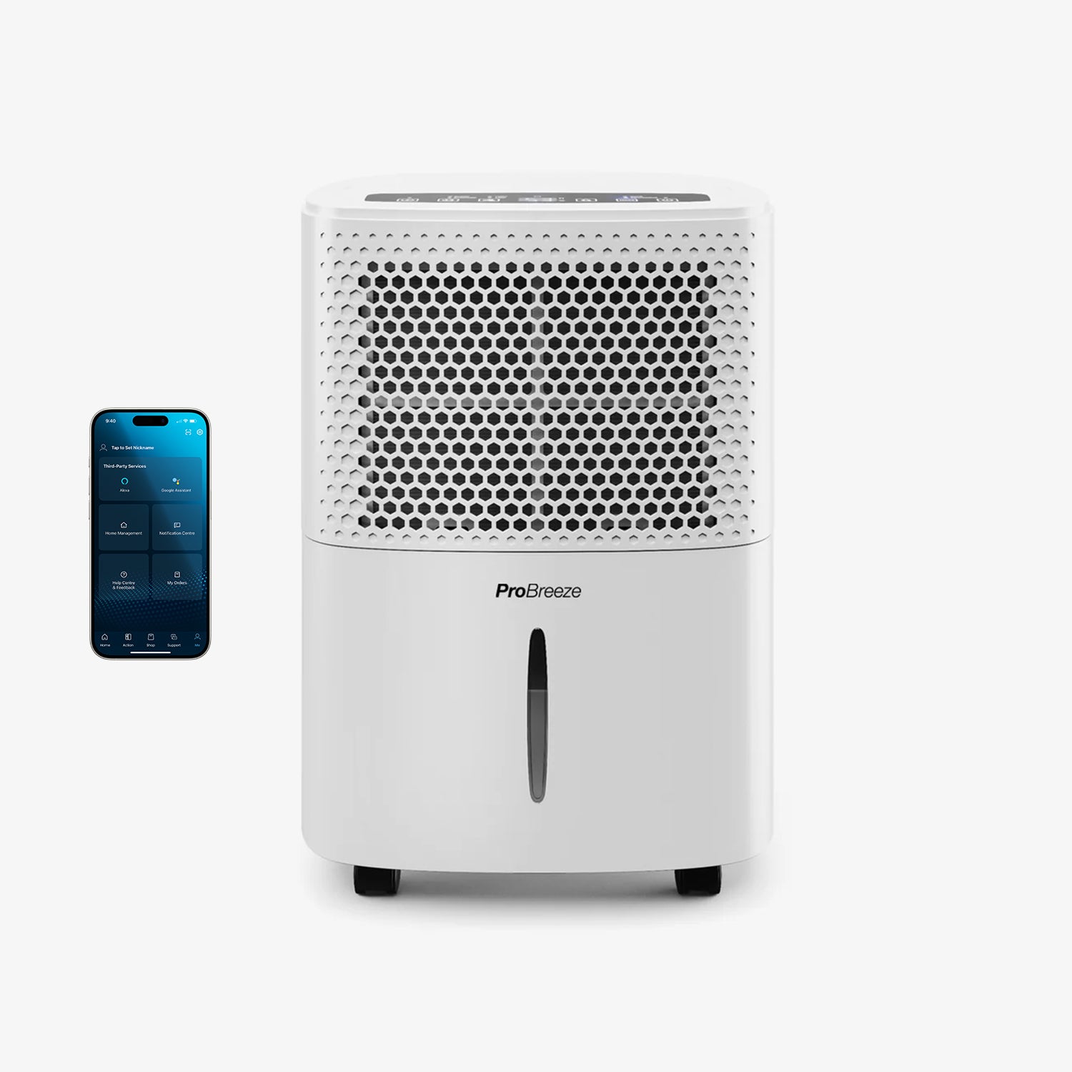12L Dehumidifier with Built-in Humidistat and Smart App Control