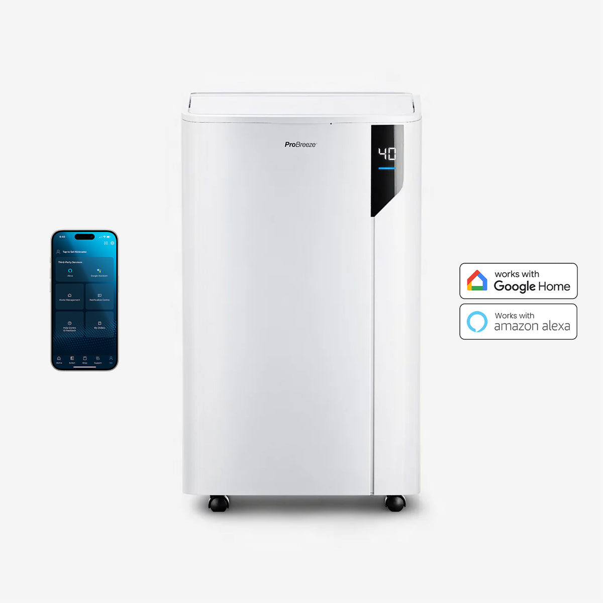 20L Premium Dehumidifier with Special One-Click Laundry Mode and Smart App Control