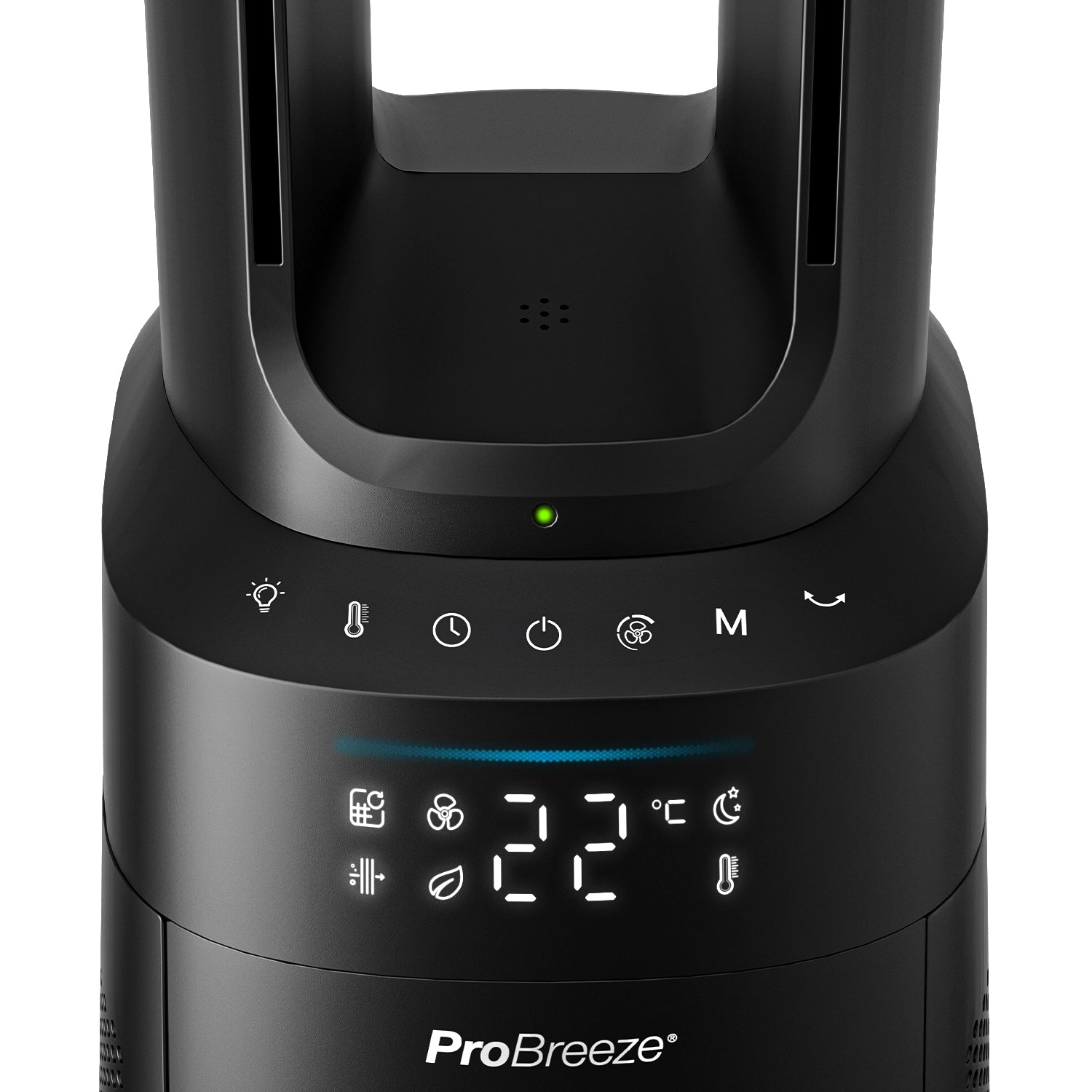 OmniAir 41" Ventilador de torre sem pás premium e purificador de ar - Preto