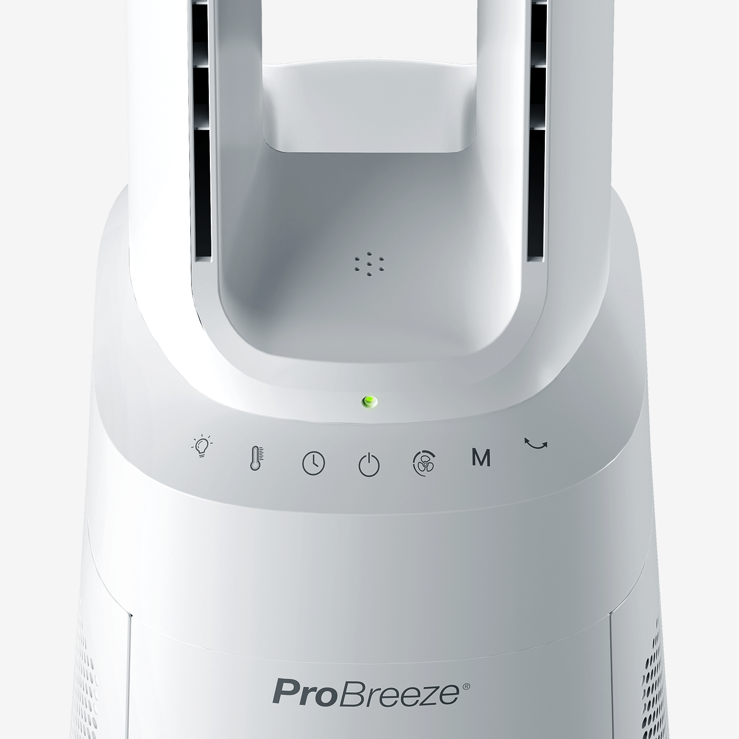 OmniAir 41" Ventilador de torre premium sin aspas y purificador de aire - Blanco
