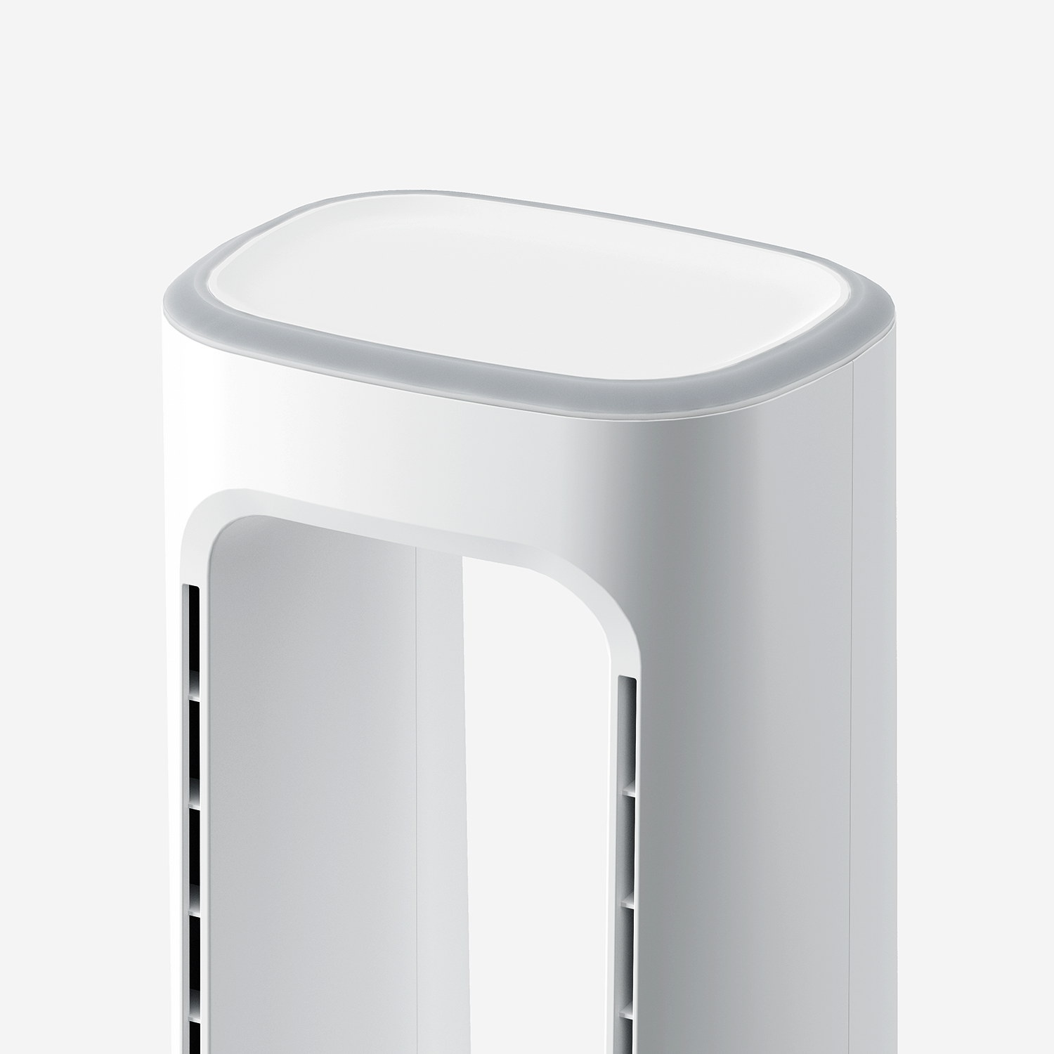 OmniAir 41" Ventilador de torre premium sin aspas y purificador de aire - Blanco