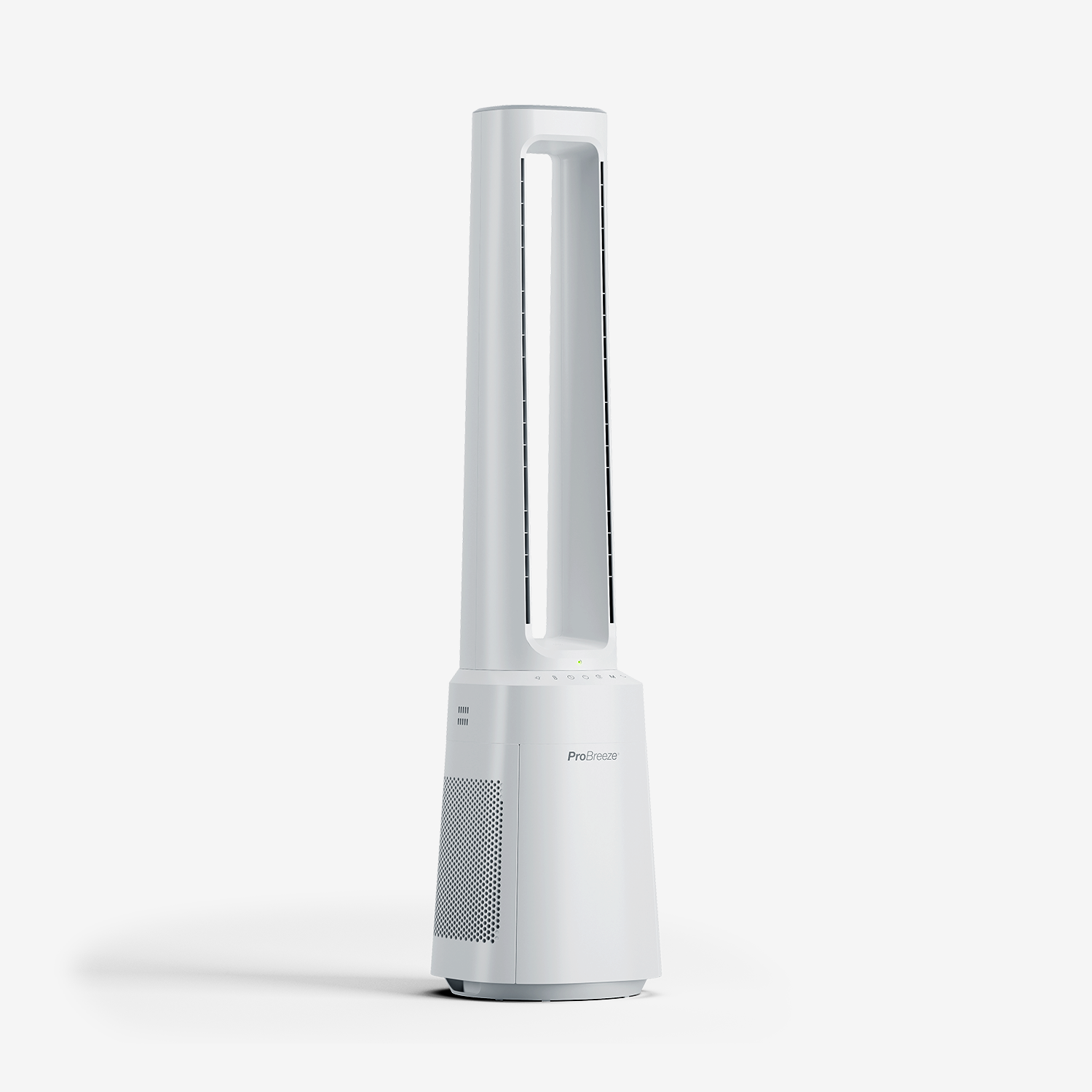 OmniAir 41" Ventilador de torre premium sin aspas y purificador de aire - Blanco