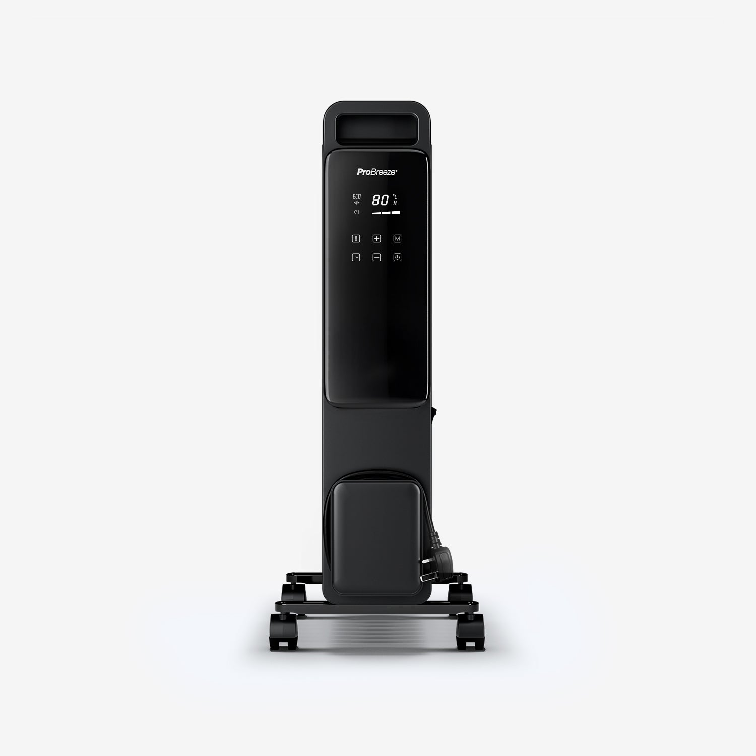 <tc>OmniWarm Radiatore a Olio 2500W con 11 Lamelle, Modalità Eco, Display Digitale e Controllo tramite App - Nero</tc>