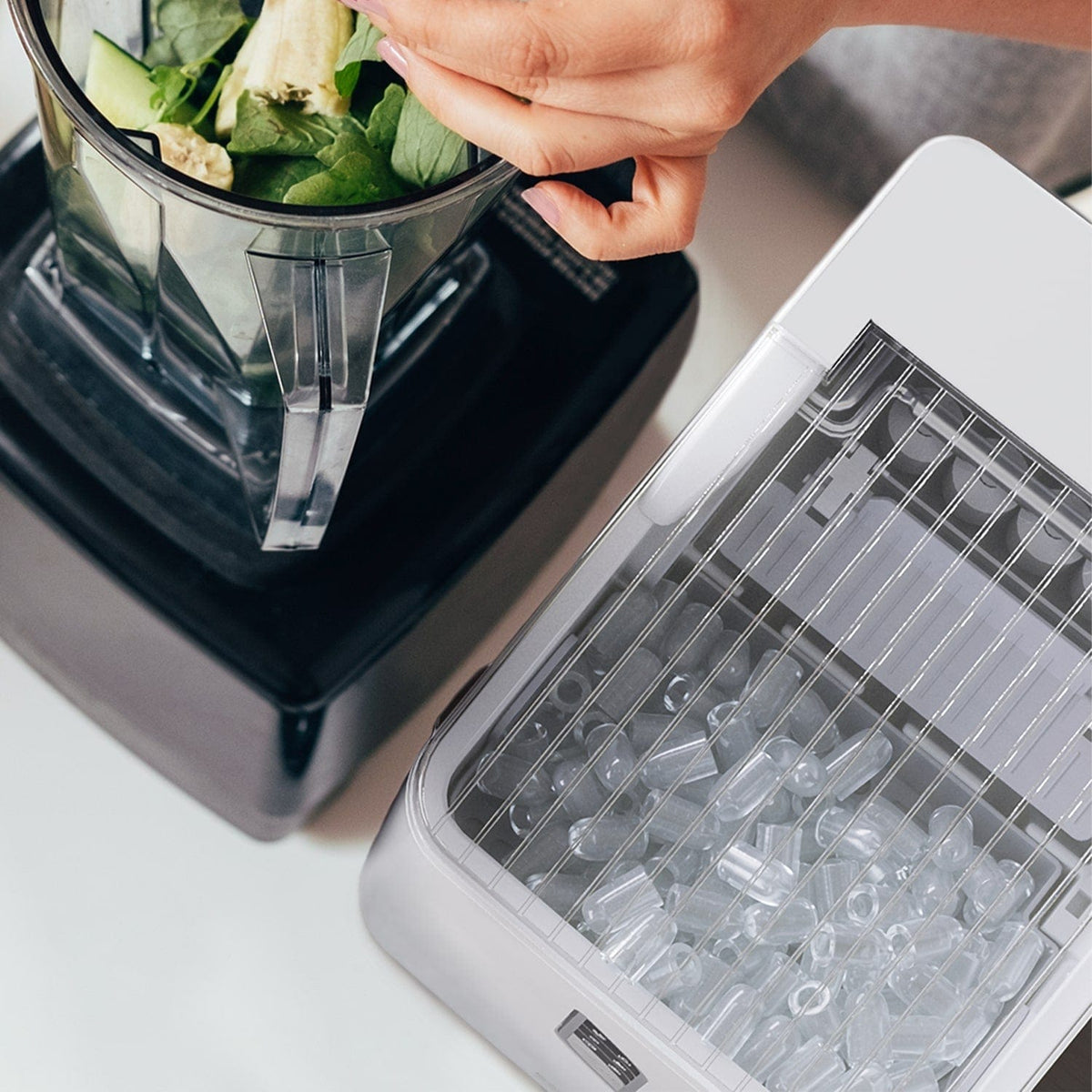 Ice Cube Maker - blanc