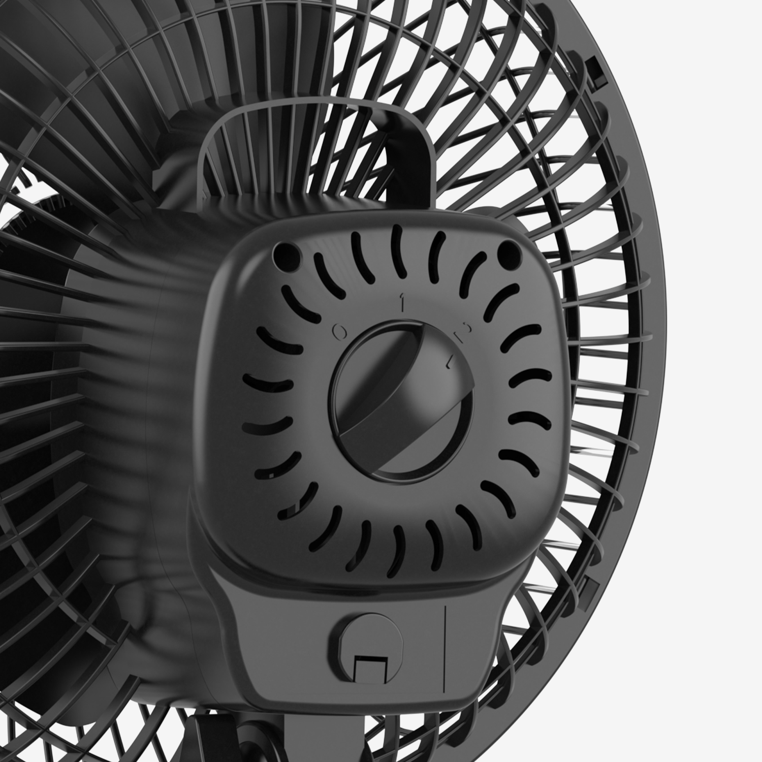 6" Mini ventilateur à pince - Ultra silencieux et haute puissance - Noir
