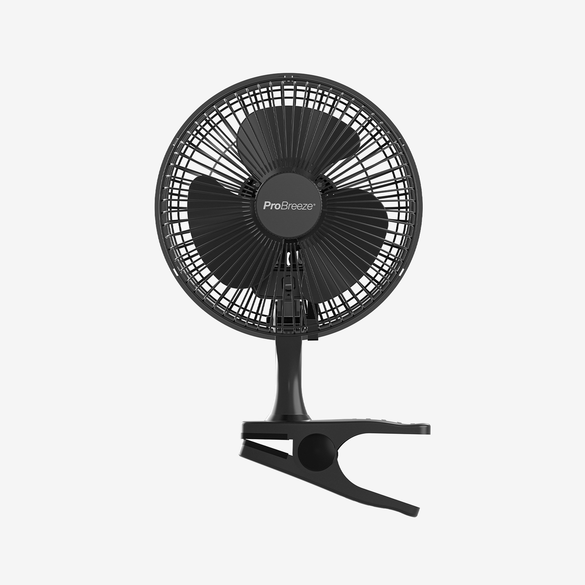 6" Mini ventilateur à pince - Ultra silencieux et haute puissance - Noir