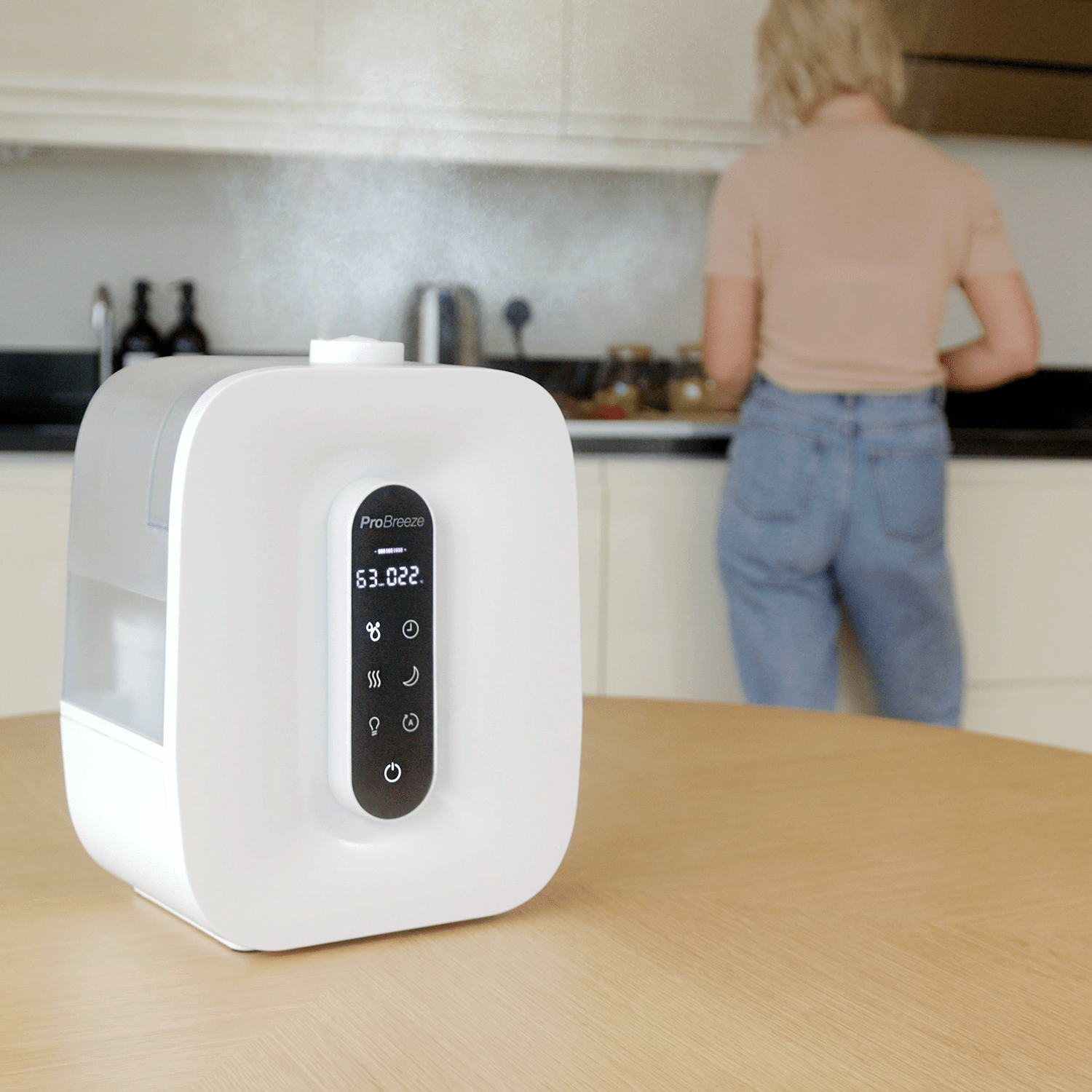 Humidificador ultrasónico 5.6L con fusor de aroma pod