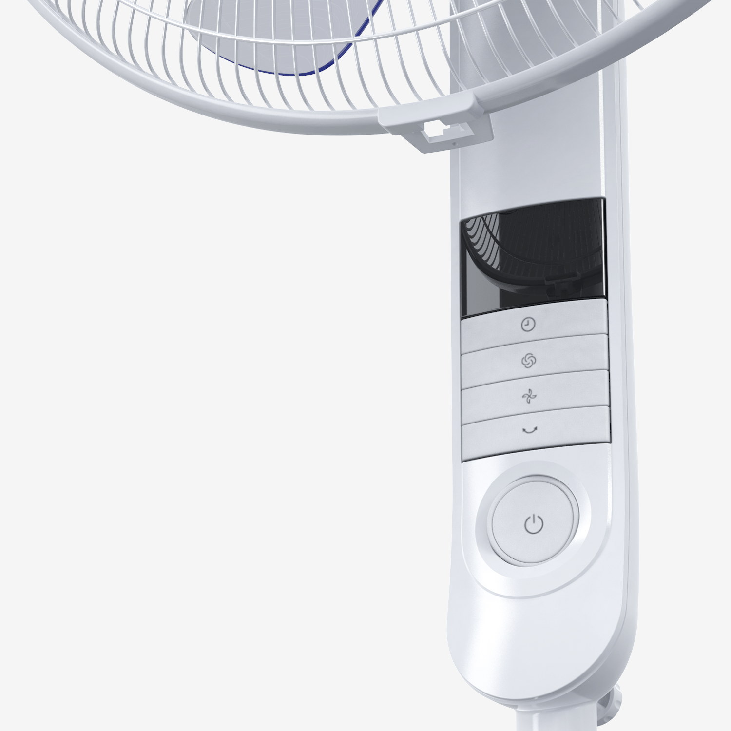 Refurbished - 16" Pedestal Fan with 4 Fan Modes and Remote Control - White