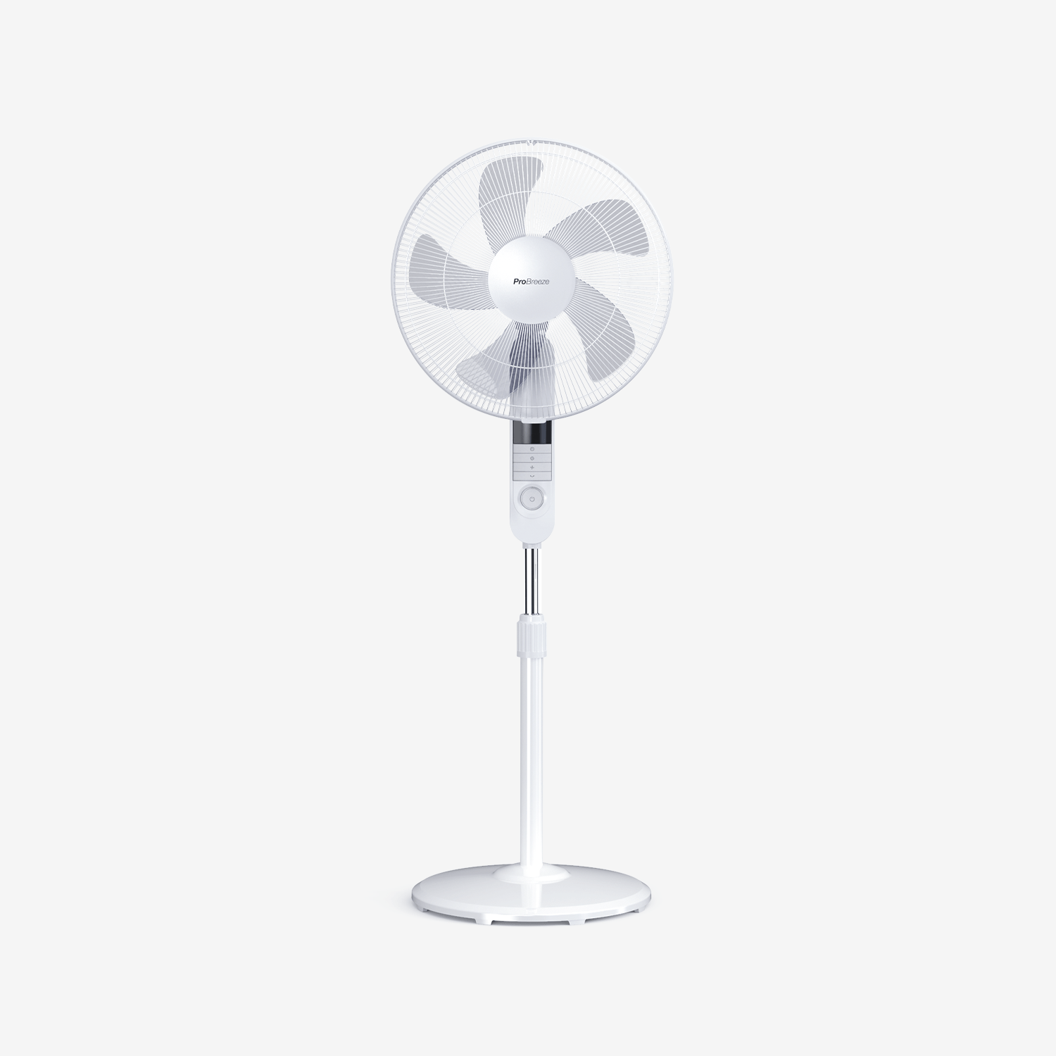 Refurbished - 16" Pedestal Fan with 4 Fan Modes and Remote Control - White