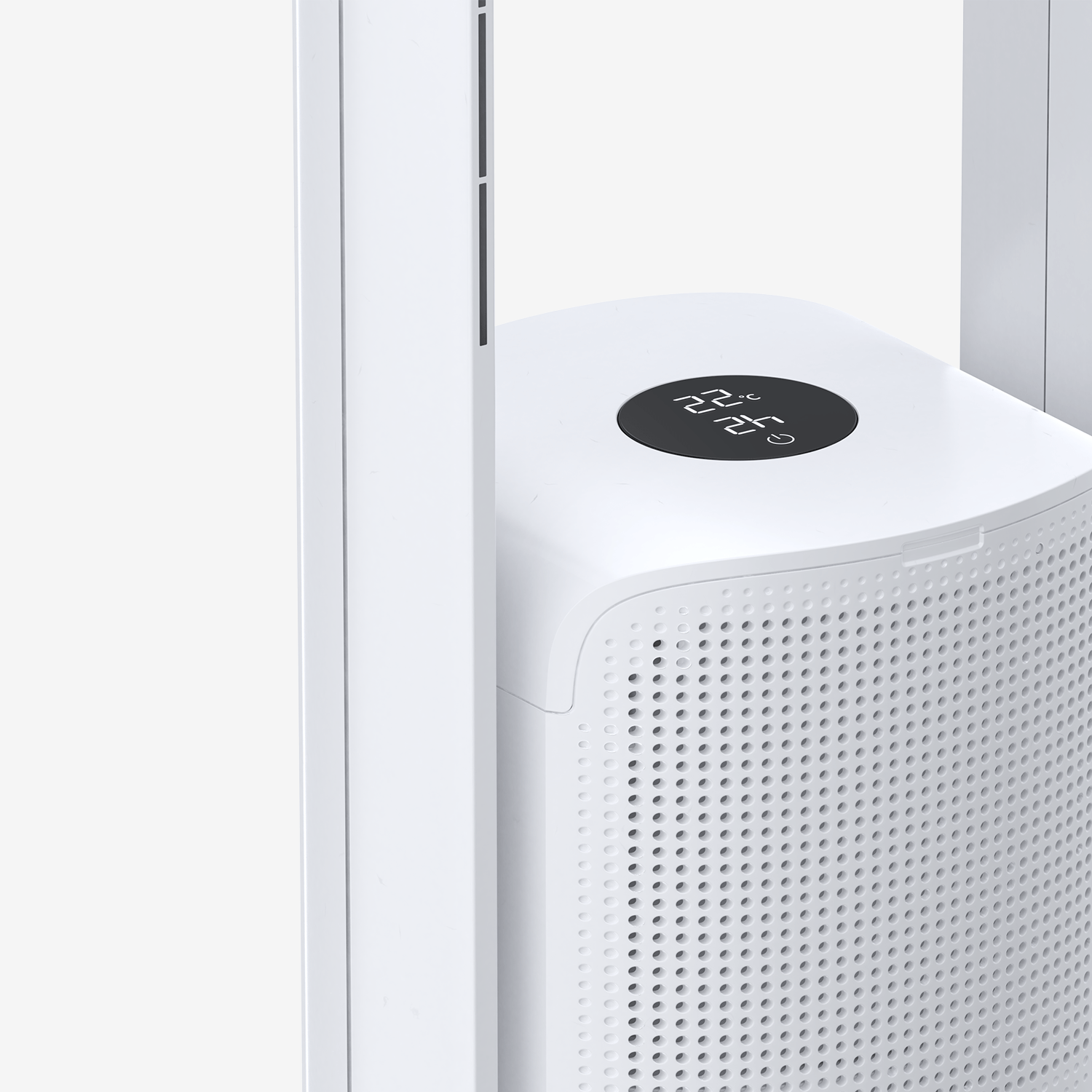 32" Ventilador de torre sin aspas y purificador de aire