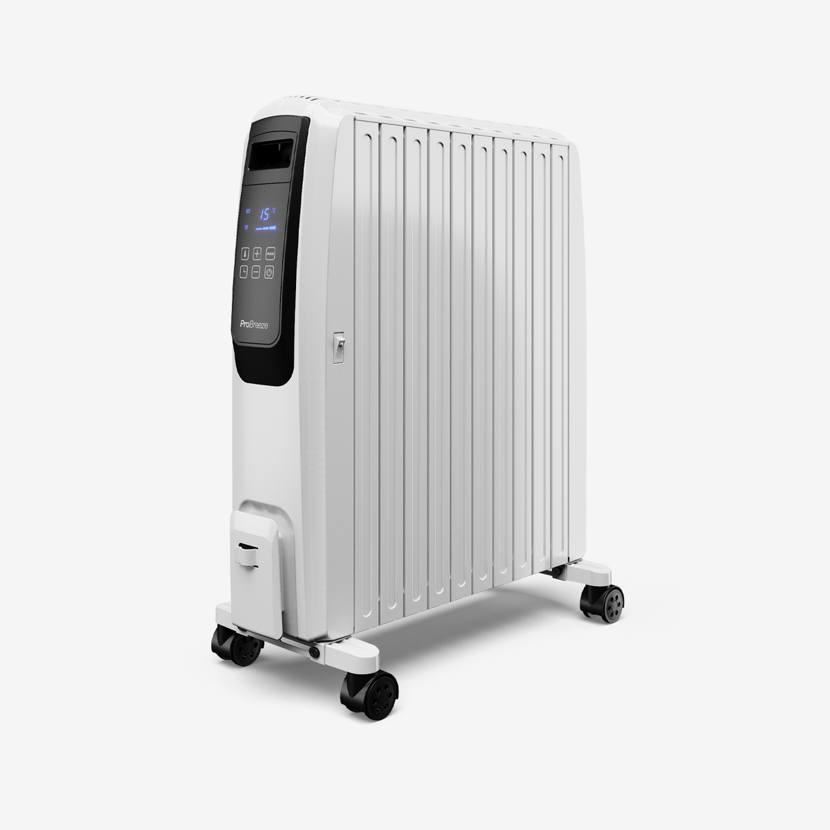 Radiatore ad olio da 2500 W con display digitale