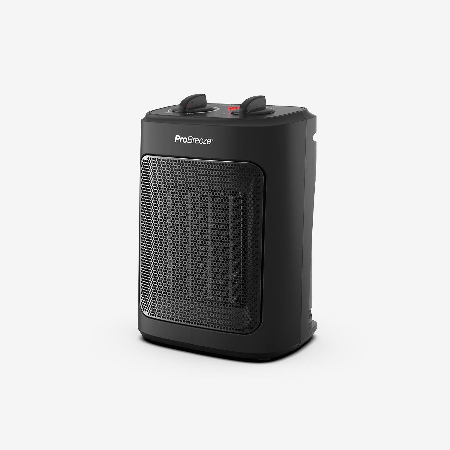 Mini termoventilatore in ceramica da 2000 W - nero