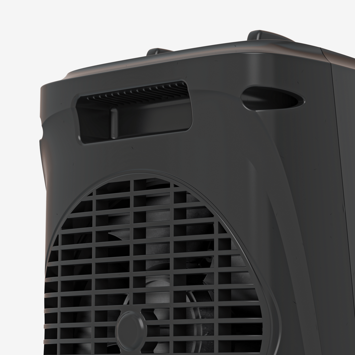 Mini termoventilatore in ceramica da 2000 W - nero