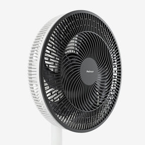 AirFlo™ Slim 43" Hybrid Pedestal Fan - Ultra- Quiet Air Circulator - White/Black