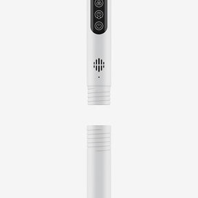 AirFlo™ Slim 43" Hybrid Pedestal Fan - Ultra- Quiet Air Circulator - White/Black