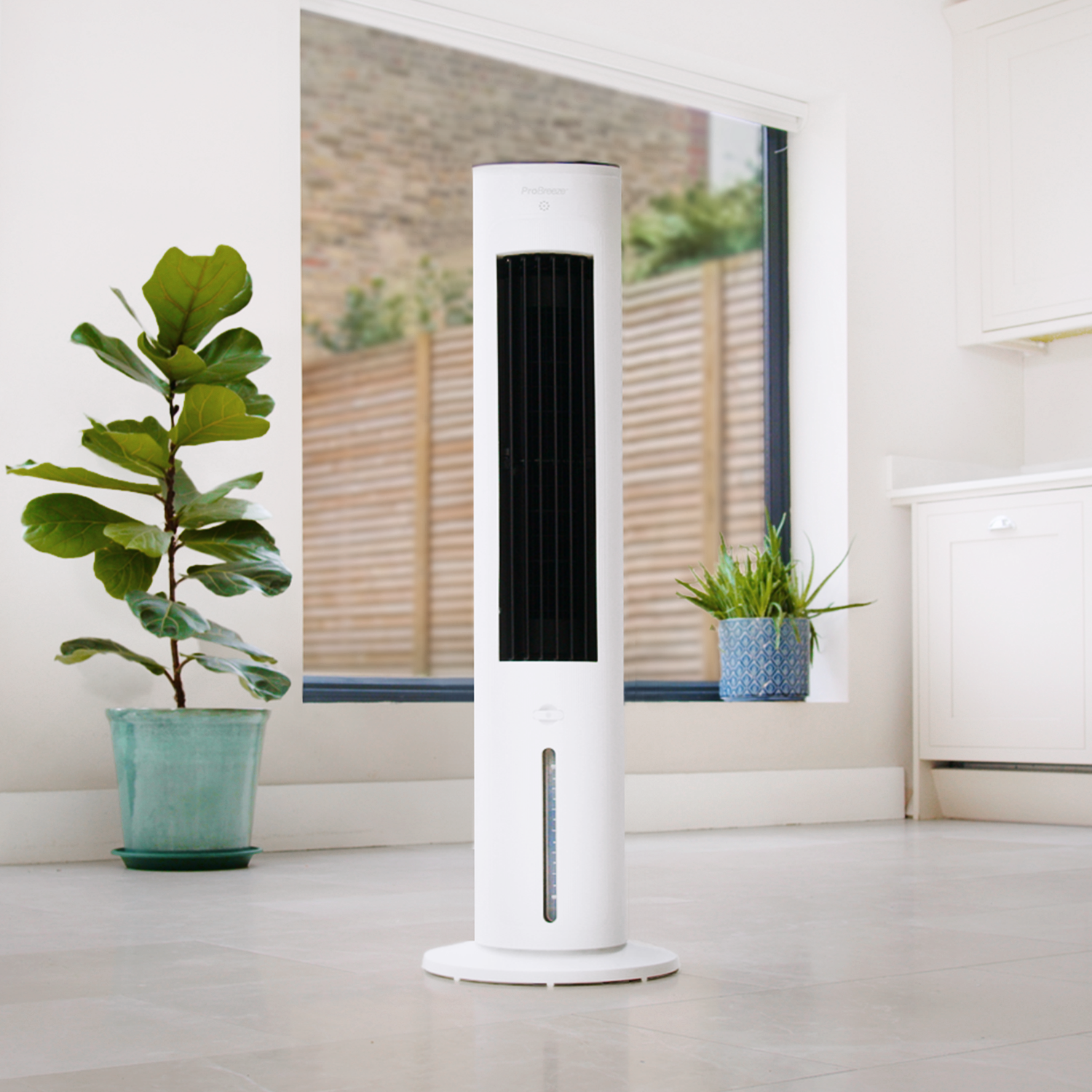 5L Evaporative Air Cooler & Portable Tower Fan with Humidification Modes