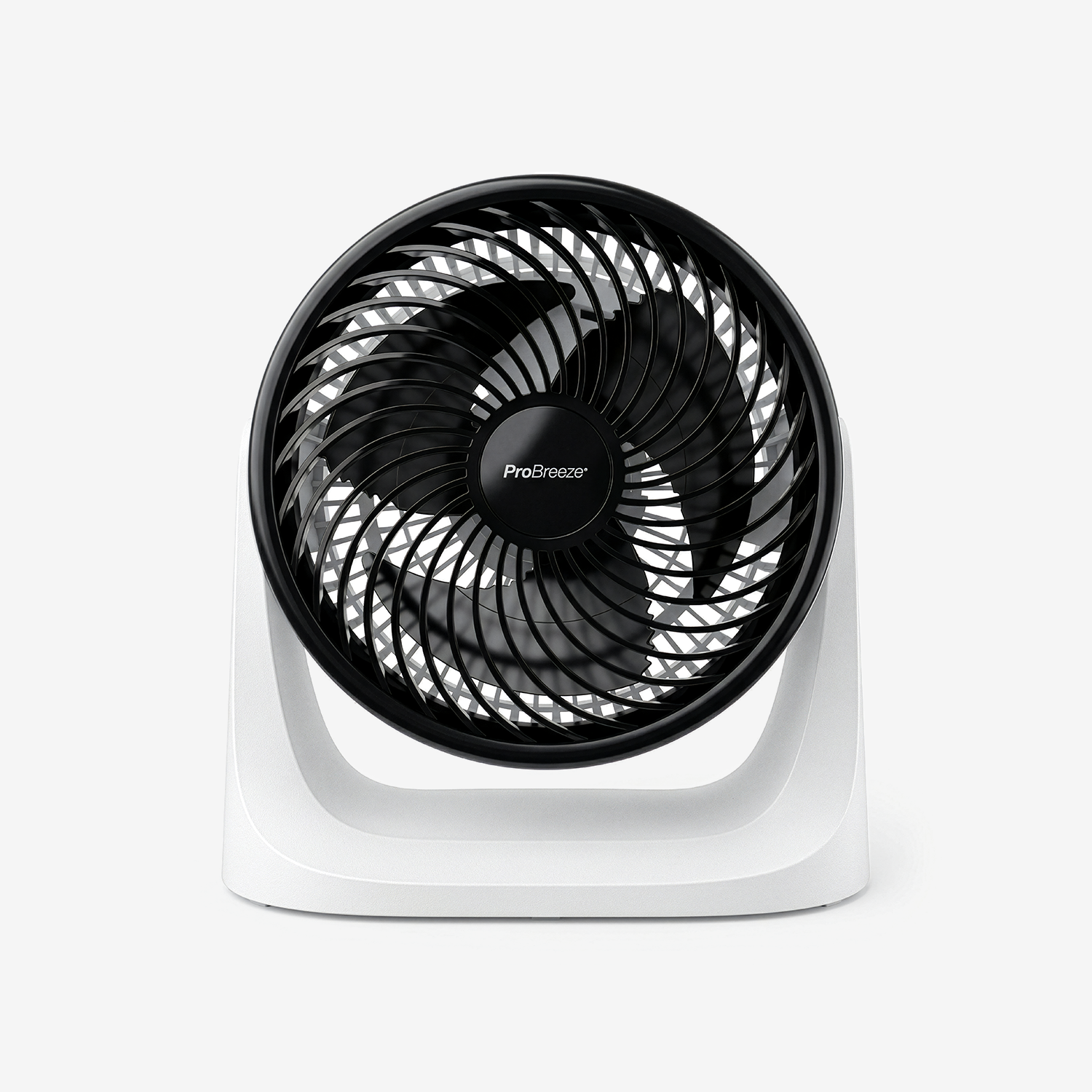 AirFlo™ Mini 11" Turbo Fan - Ultra-Quiet Air Circulator - White/Black