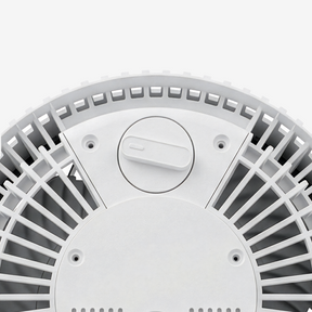 AirFlo™ Mini 11" Turbo Fan - Ultra-Quiet Air Circulator - White/Black