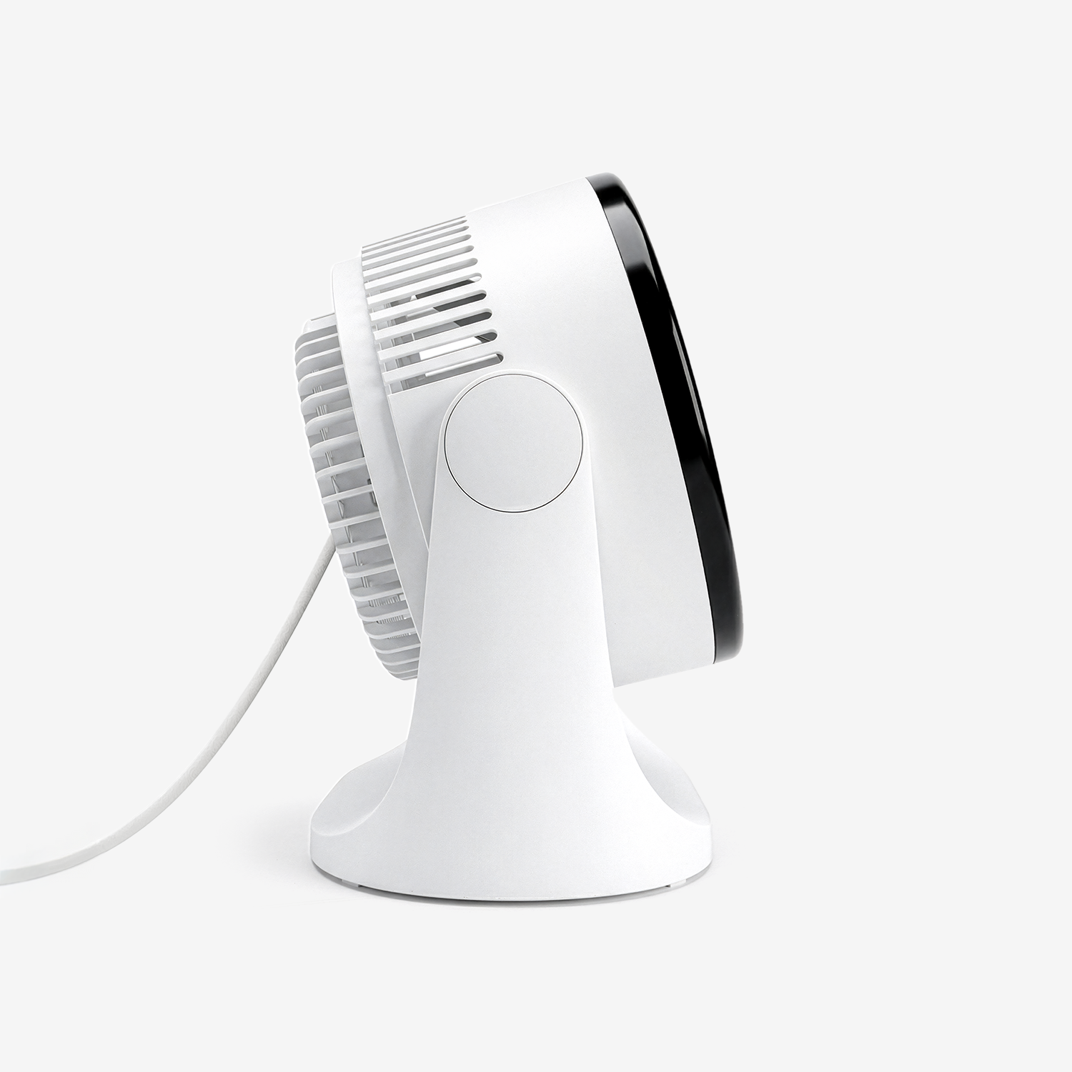 AirFlo™ Mini 11" Turbo Fan - Ultra-Quiet Air Circulator - White/Black