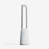 OmniAir 41" Premium Bladeless Tower Fan and Air Purifier - White