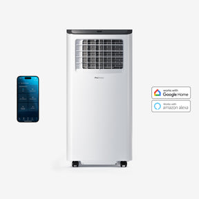 Aire Acondicionado Móvil ZILAN 9000 BTU, Con App, Función 3 En 1 – Enfría, Purifica Y Humidifica