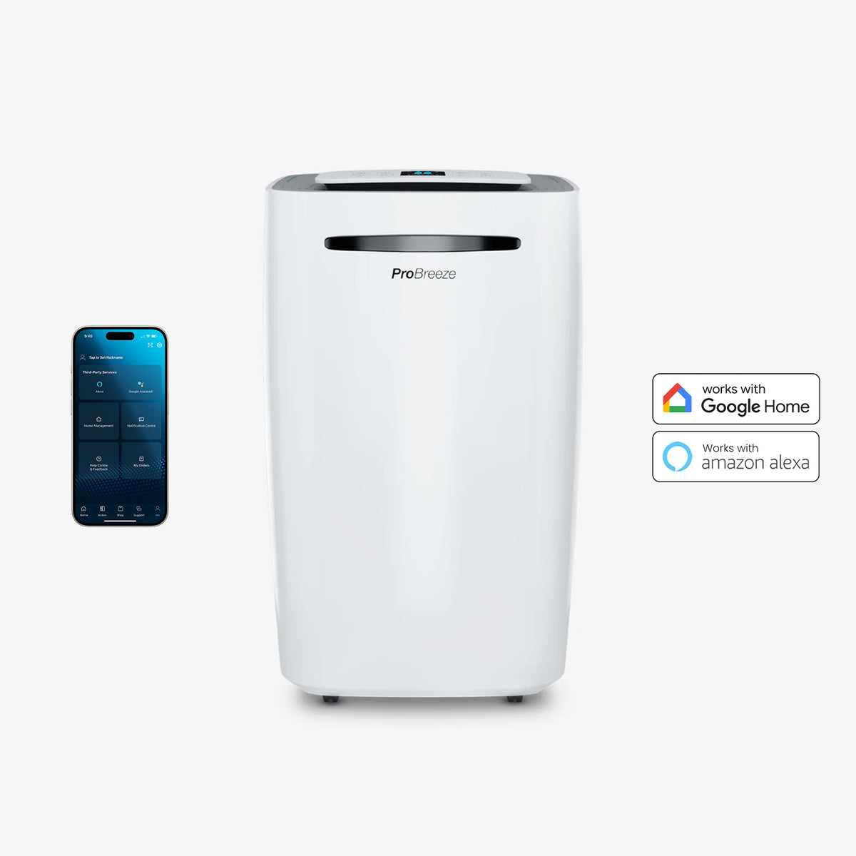 20L Dehumidifier with Max Extraction Laundry Mode and Smart App Control