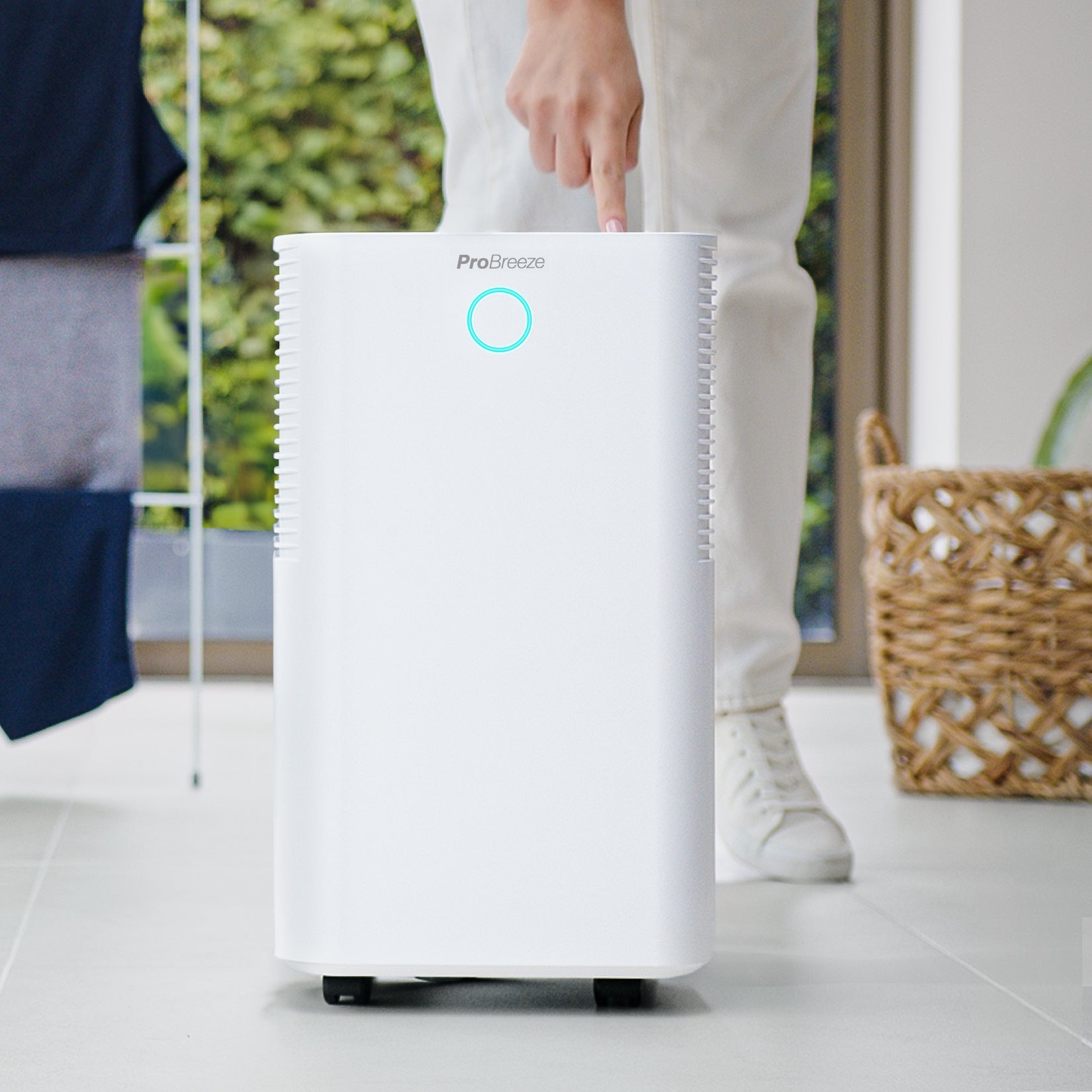 OmniDry 12L Quiet Dehumidifier with Max Extraction and Smart App Control