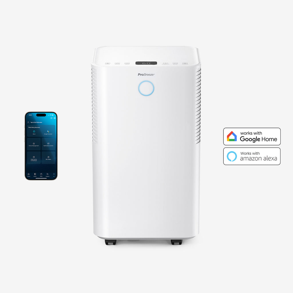 <tc>Omnidry 12L Deshumidificador Silencioso Con Extracción Máxima y Control De Aplicaciones Inteligentes</tc> en Pro Breeze