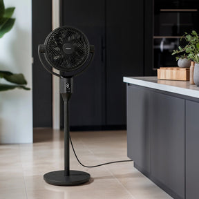 AirFlo Plus 44" Ventilatore a piantana ibrido - Circolatore d'aria ultra silenzioso - Bianco