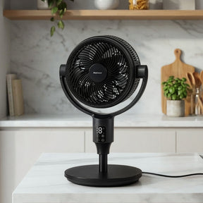 AirFlo Plus 44" Ventilatore a piantana ibrido - Circolatore d'aria ultra silenzioso - Bianco