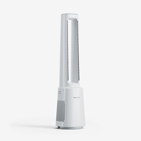 OmniAir 41" Ventilatore a torre premium senza pale e purificatore d'aria con controllo intelligente tramite app - Bianco