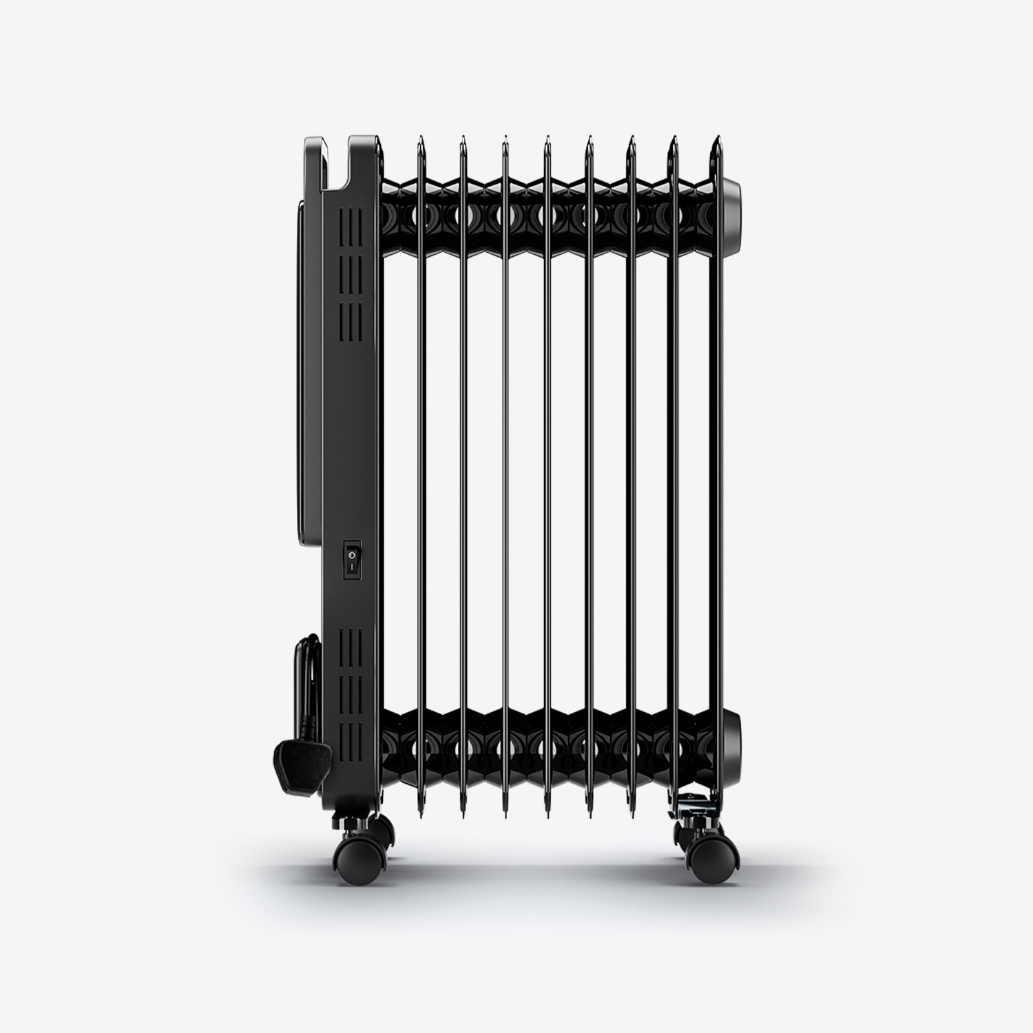 <tc>OmniWarm 2500W Oliegevulde Radiator met 11 Lamellen, Eco-modus, Digitale Display en Slimme App-besturing - Zwart</tc>