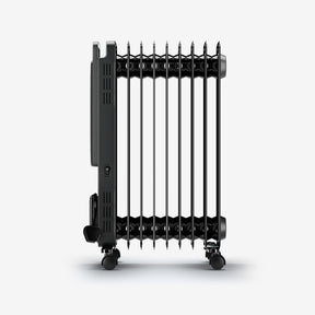 OmniWarm 2500W Oil Filled 11 Fins Eco Radiator Heater With Digital Display and Smart App Control - Black