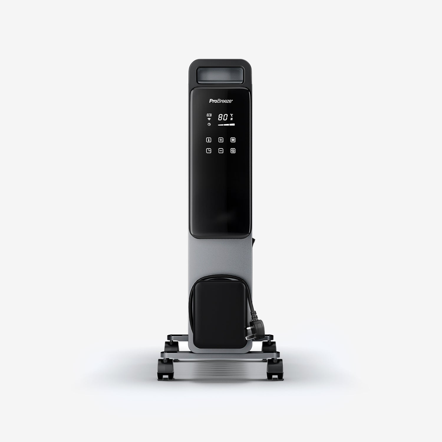 <tc>OmniWarm Radiatore a Olio 2500W con 11 Lamelle, Modalità Eco, Display Digitale e Controllo tramite App - Nero</tc>