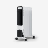 <tc>OmniWarm 2500W Oliegevulde Radiator met 11 Lamellen, Eco-modus en Digitale Display - Wit</tc>