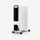 <tc>OmniWarm Radiateur à Bain d'Huile 2500W avec 11 Ailettes, Mode Éco et Affichage Numérique - Blanc</tc>