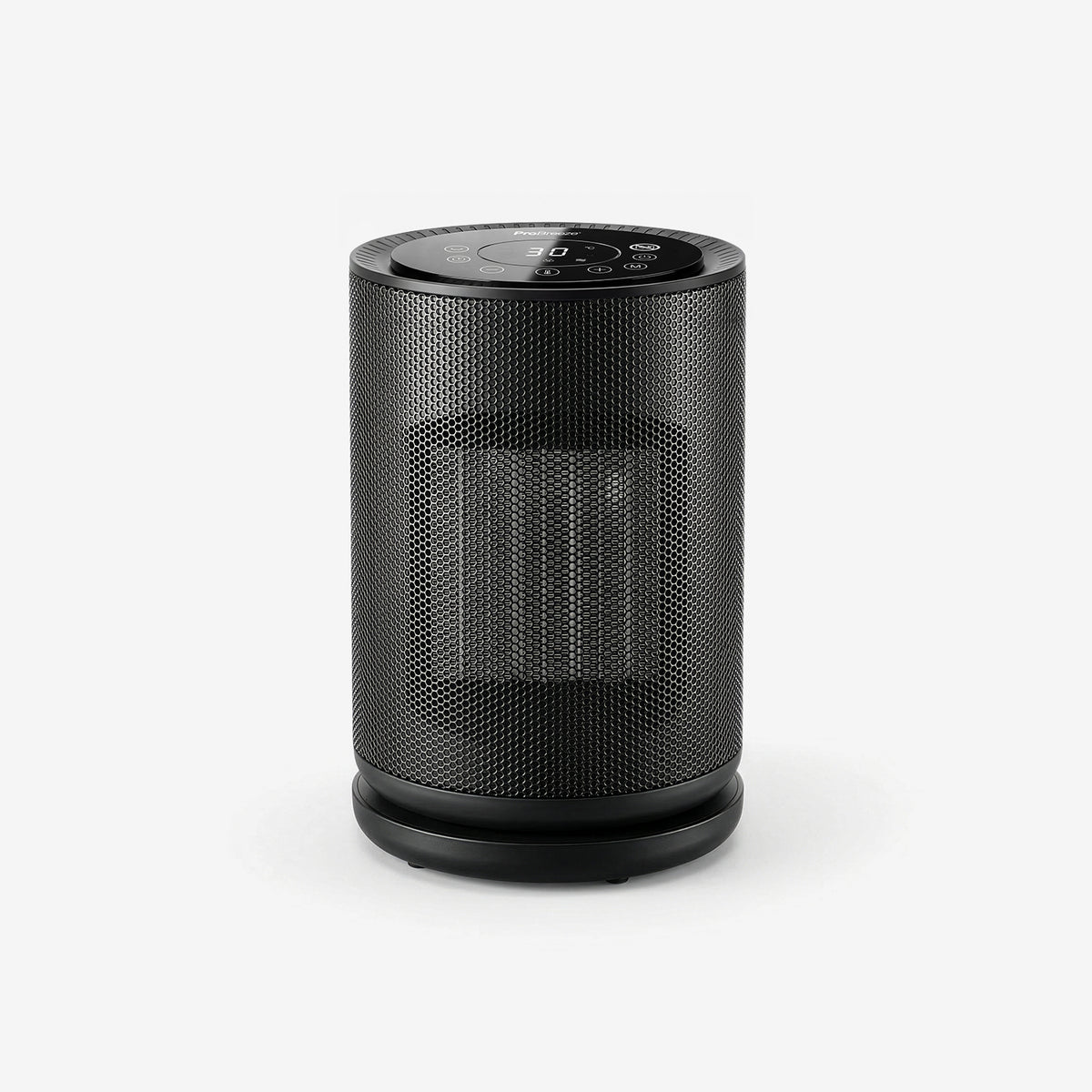 1800W Circular Ceramic Mini Fan Heater - Black