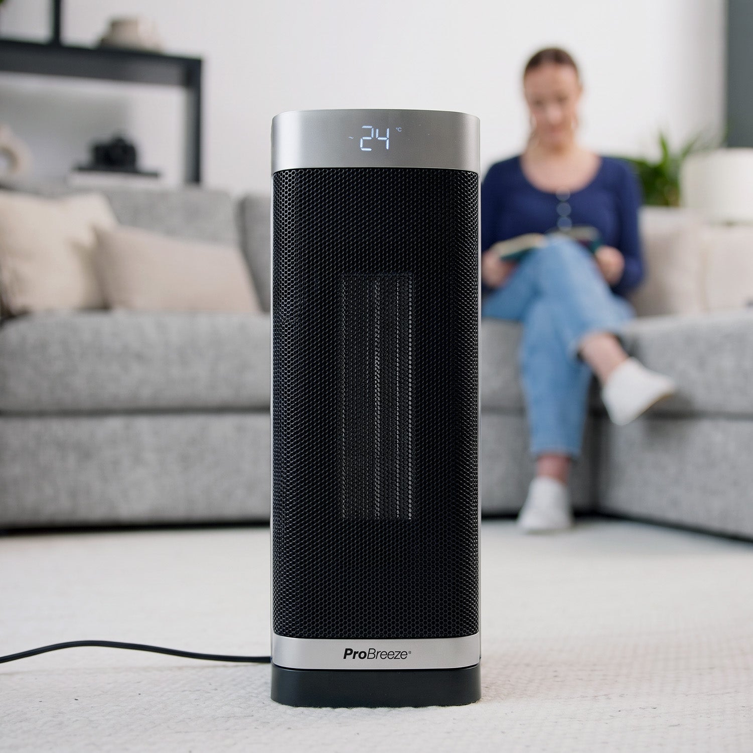 <tc>ThermaCube™ Keramik-Heizlüfter 2000W - Schwarz</tc>