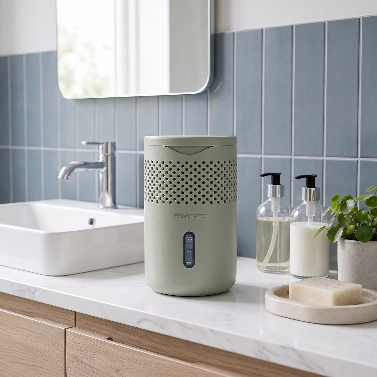 <tc>Osmo® Feuchtigkeitsabsorber 1,3 l mit 700-g-Tablette – Salbeigrün</tc>