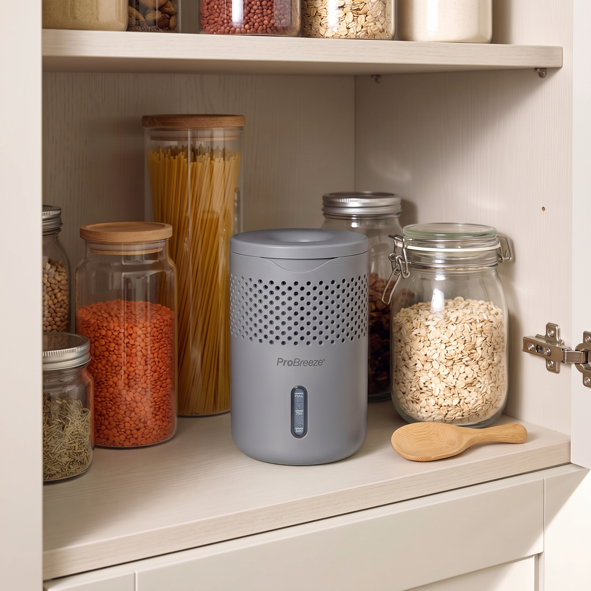 Osmo® 1,3 l Feuchtigkeitsabsorber mit 700 g Tablette – Grau