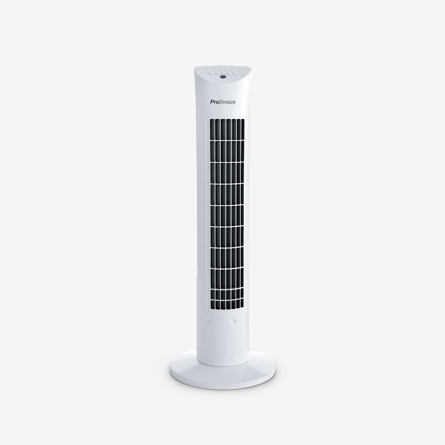 30" Oscillating Tower Fan - White