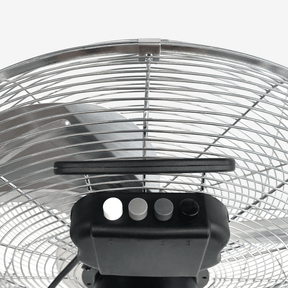 Pro Breeze Chromen Sportvloerventilator 50 cm met 3 Snelheden, Vermogen 120W en Instelbare Ventilatorkop - Ventilator met Krachtige Circulatie geschikt voor sportscholen, werkplaatsen, garages Pro Breeze Chromen Sportvloerventilator 50 cm met 3 Snelheden, Vermogen 120W en Instelbare Ventilatorkop - Ventilator met Krachtige Circulatie geschikt voor sportscholen, werkplaatsen, garages