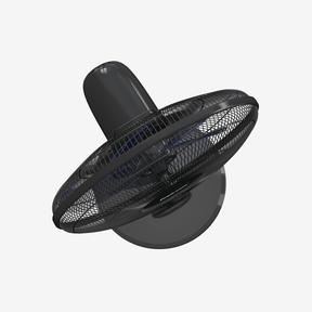 Ventilatore a piedistallo da 16" con 4 modalità di ventilazione e telecomando - nero