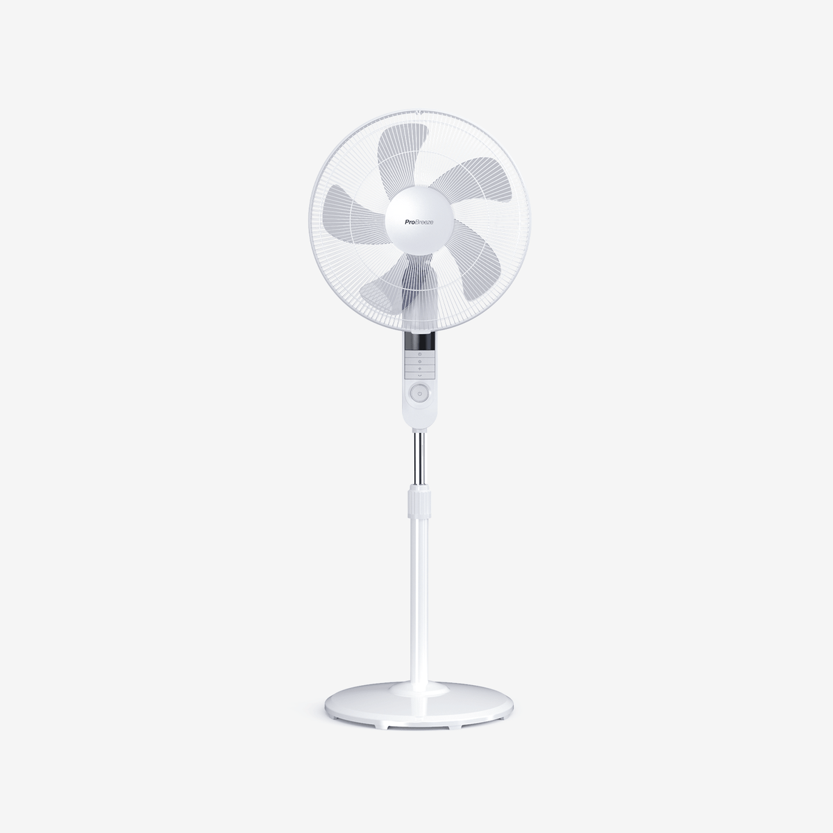 16" Pedestal Fan with 4 Fan Modes and Remote Control - White