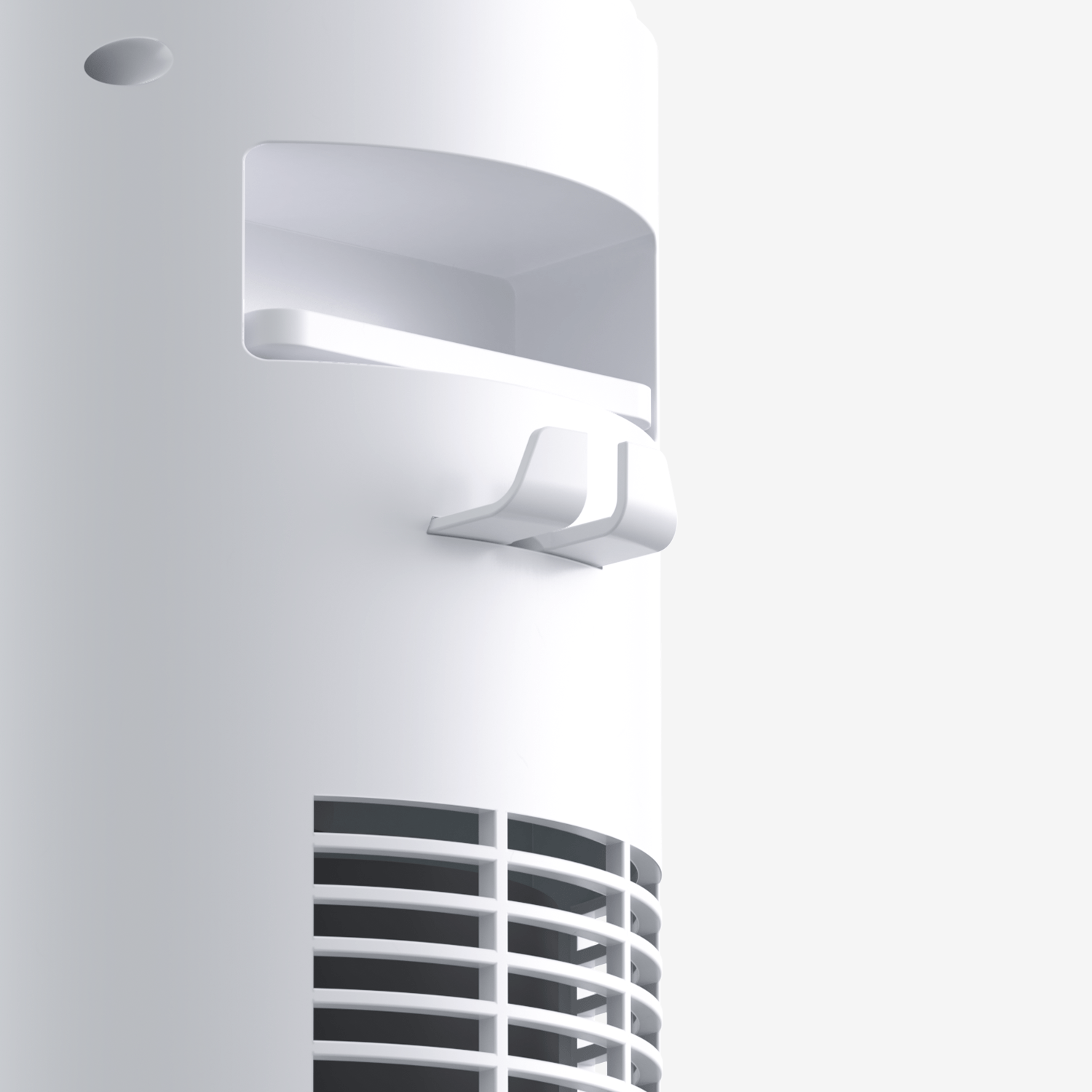 Ventilador de torre oscilante de 46" Blanco