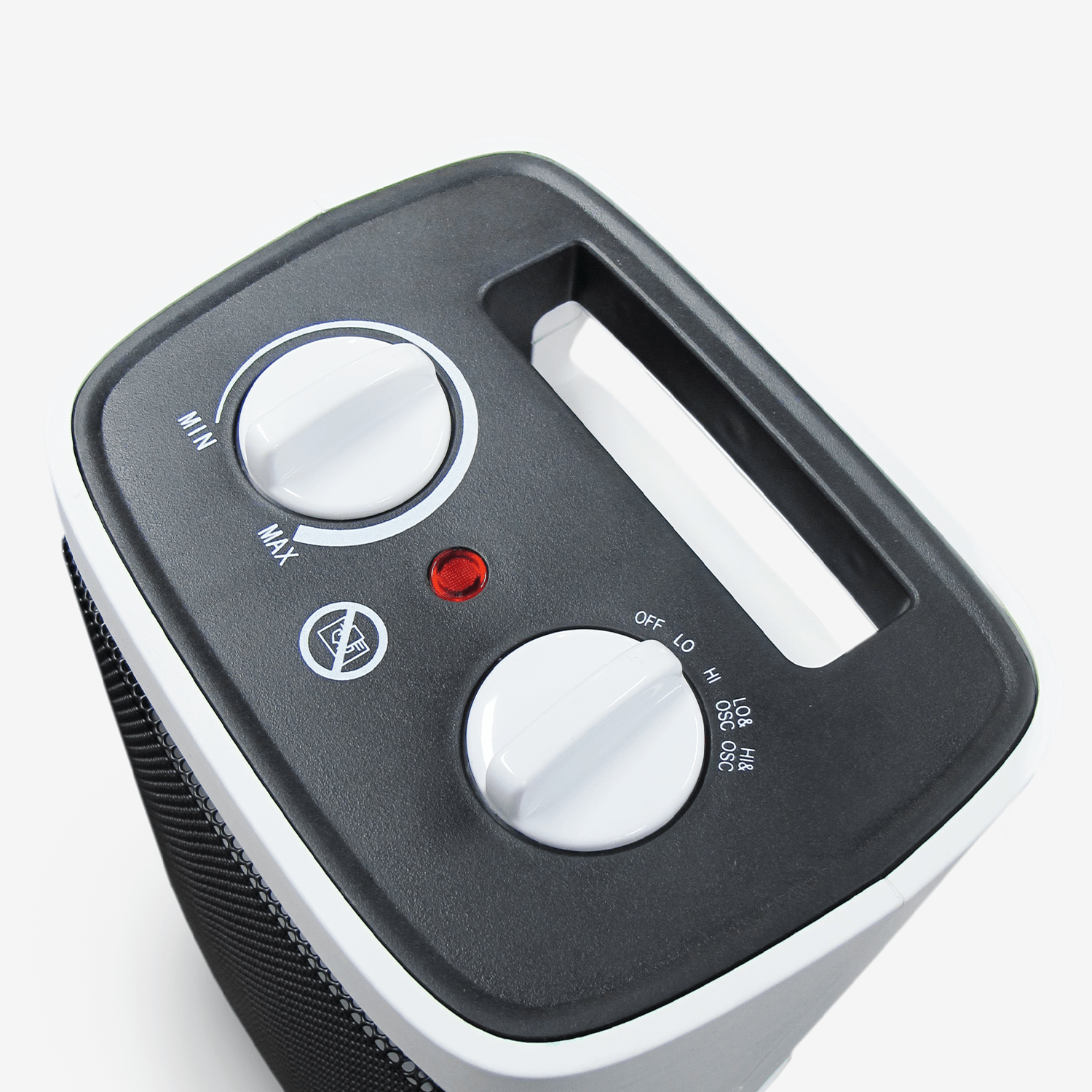 Miniventilador de cerámica de 2000 W con oscilación automática